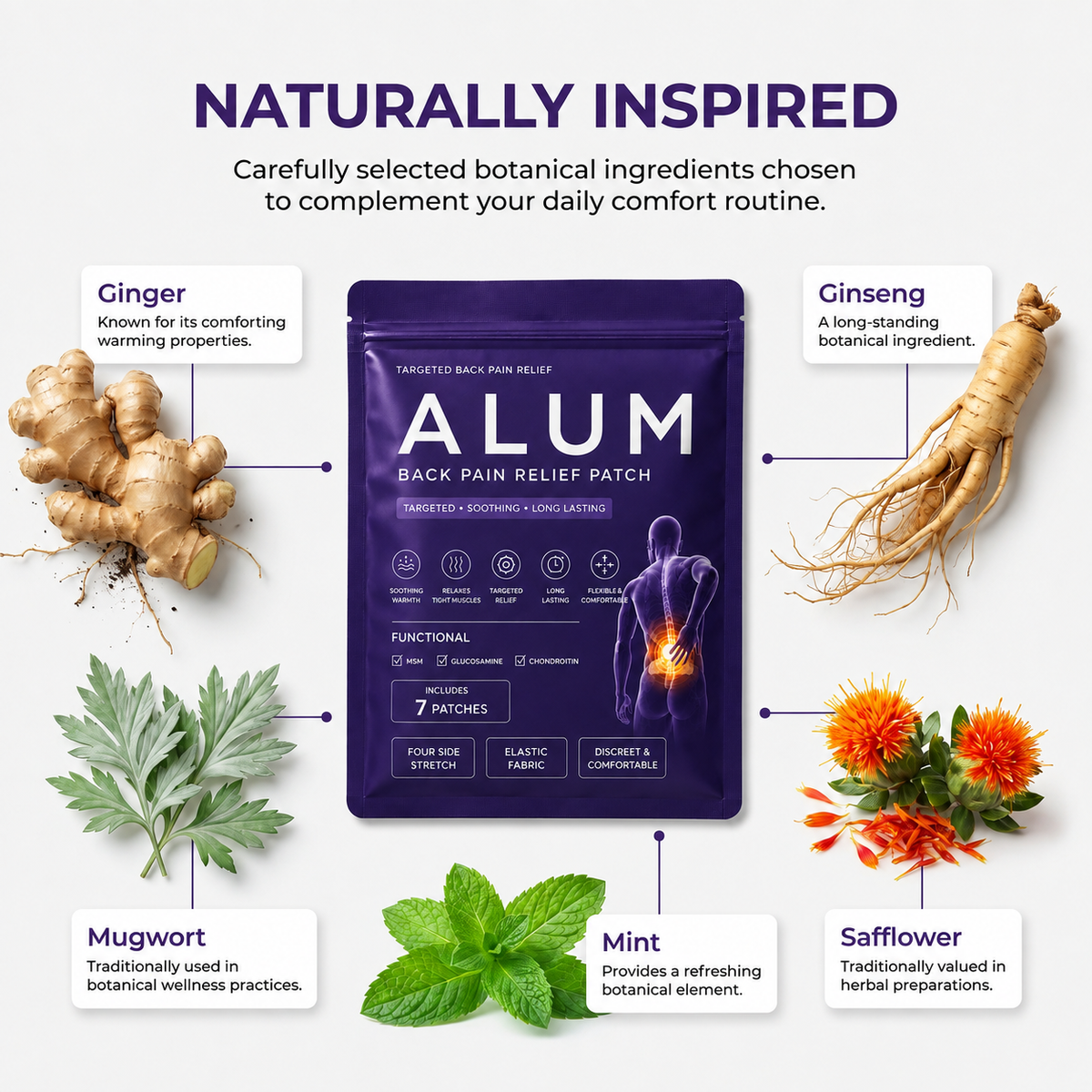 ALUM Back Relief Patch