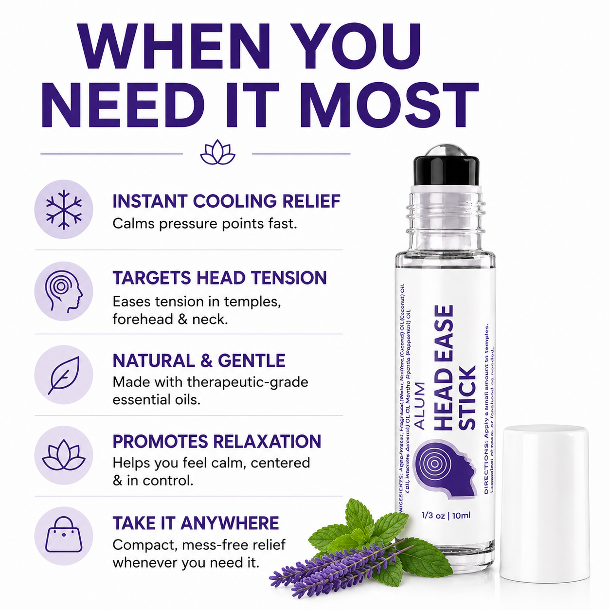 ALUM Head Ease Stick
